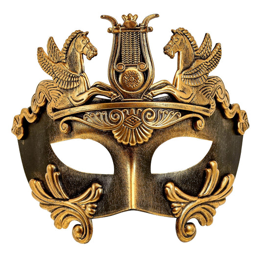 "GRIECHISCH - RÖMISCHE ANTIKE GOLDENE AUGENMASKE" – Vorderansicht