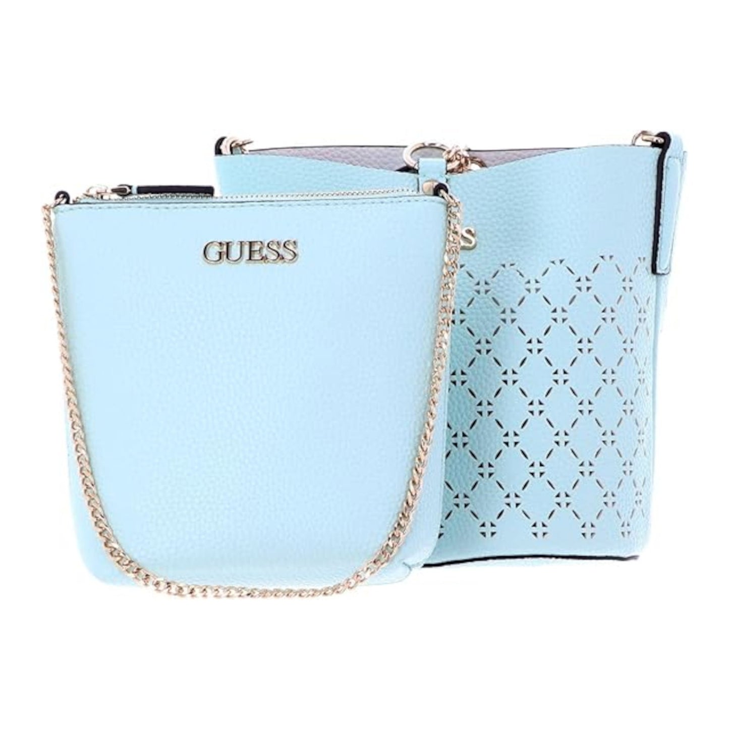 Guess, Amara, Kunstleder, Textiltasche, Surfen, XG849301, Für Frauen, 18/21 x 20 x 14 / 14/18 x 17,5 x 6,5 cm