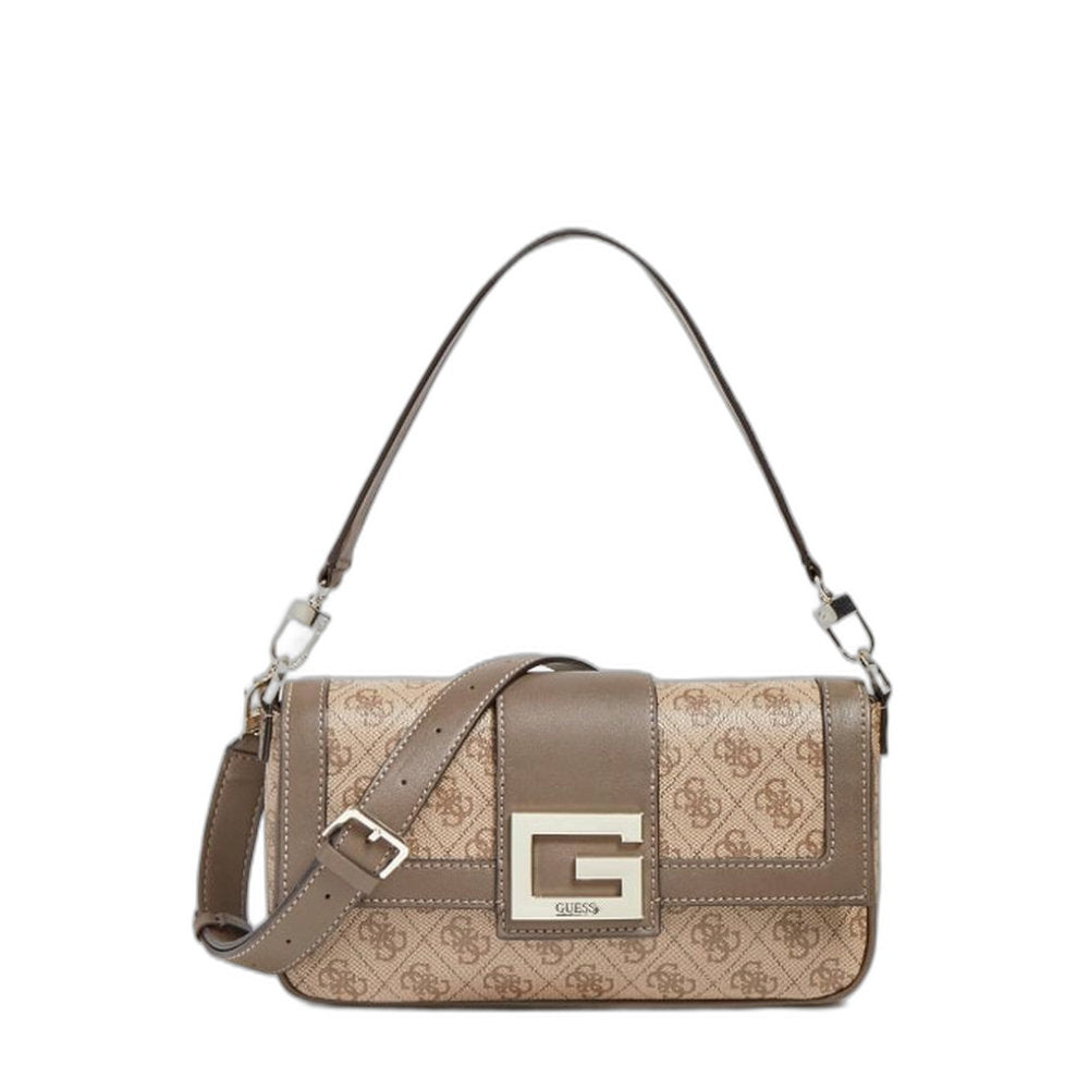 Guess, Brightside, Polyurethan, Textiltasche, 4G-Logo, Latte, Für Frauen