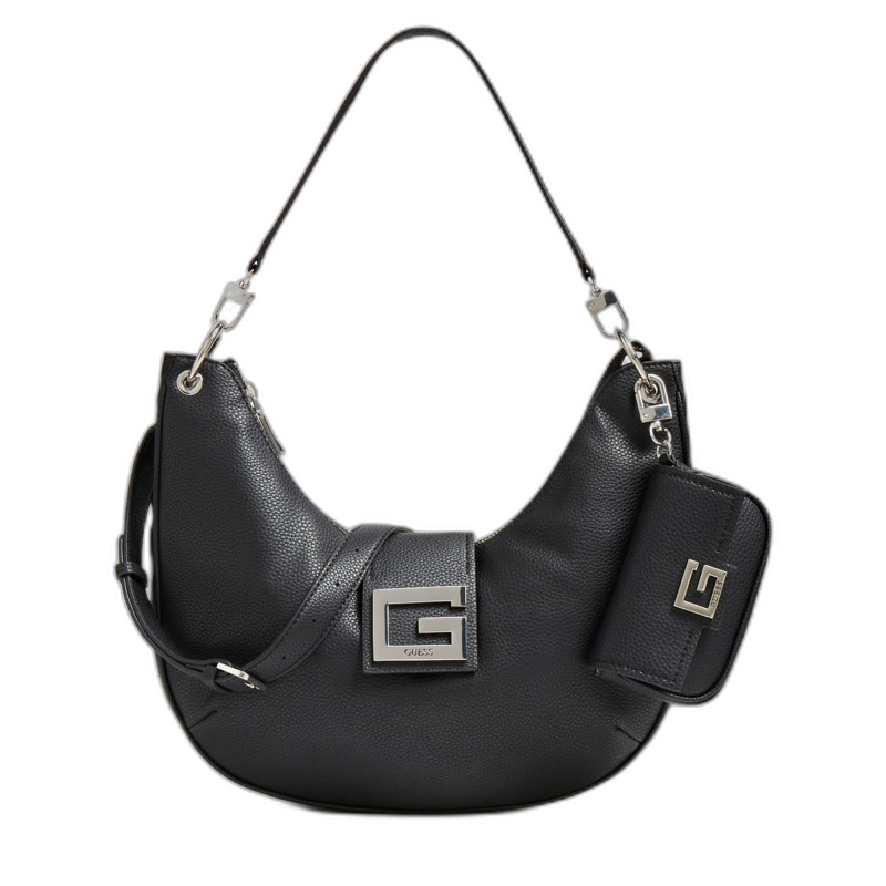 Guess Guess, Brightside, Polyurethan, Textiltasche, Mini, Schwarz, Für Frauen Regular