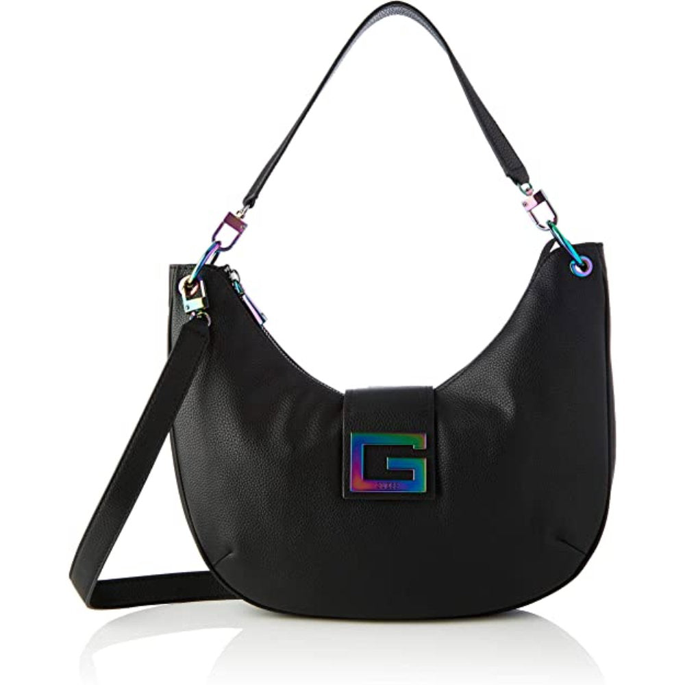 Guess Guess, Brightside, Polyurethan, Textiltasche, Großer Landstreicher, Schwarz, Für Frauen Regular