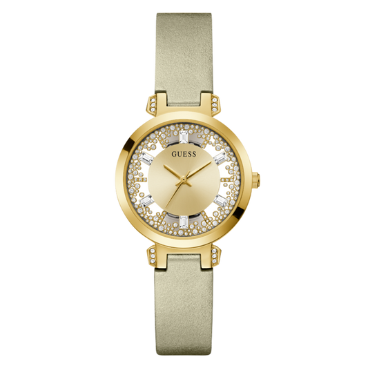 GUESS CRYSTAL CLEAR GW0535L4 Only Time - Armbanduhr 38 mm Gold ansicht-2