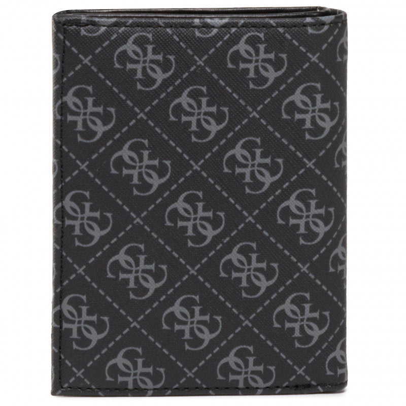 Guess, Dan, Textilbrieftasche, Klein, Schwarz, Für Männer