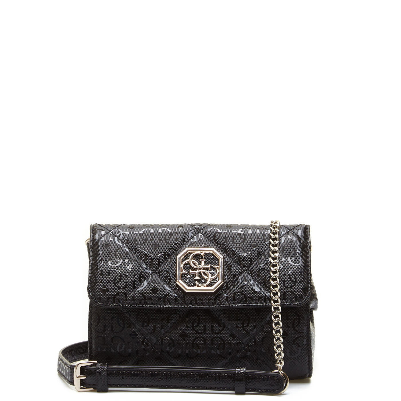 Guess Guess, Dilla Mini Convertible Xbody, Textiltasche, Gürtel, Schwarz, Für Frauen, 18x13x6 cm Regular