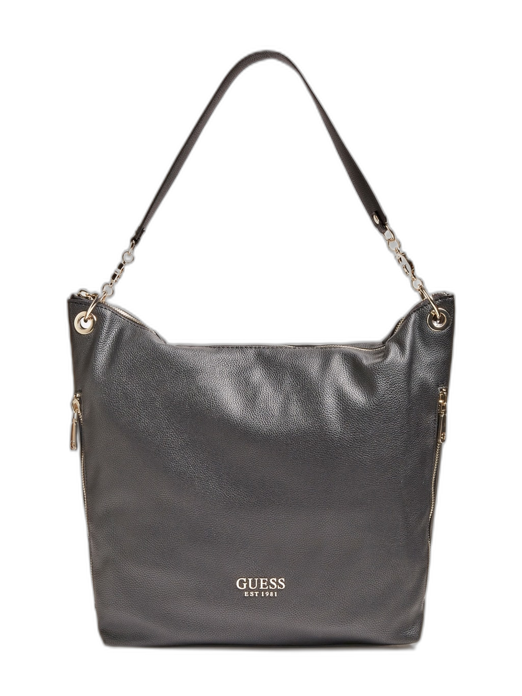 Guess, G Chain, Textiltasche, Schwarz, Für Frauen