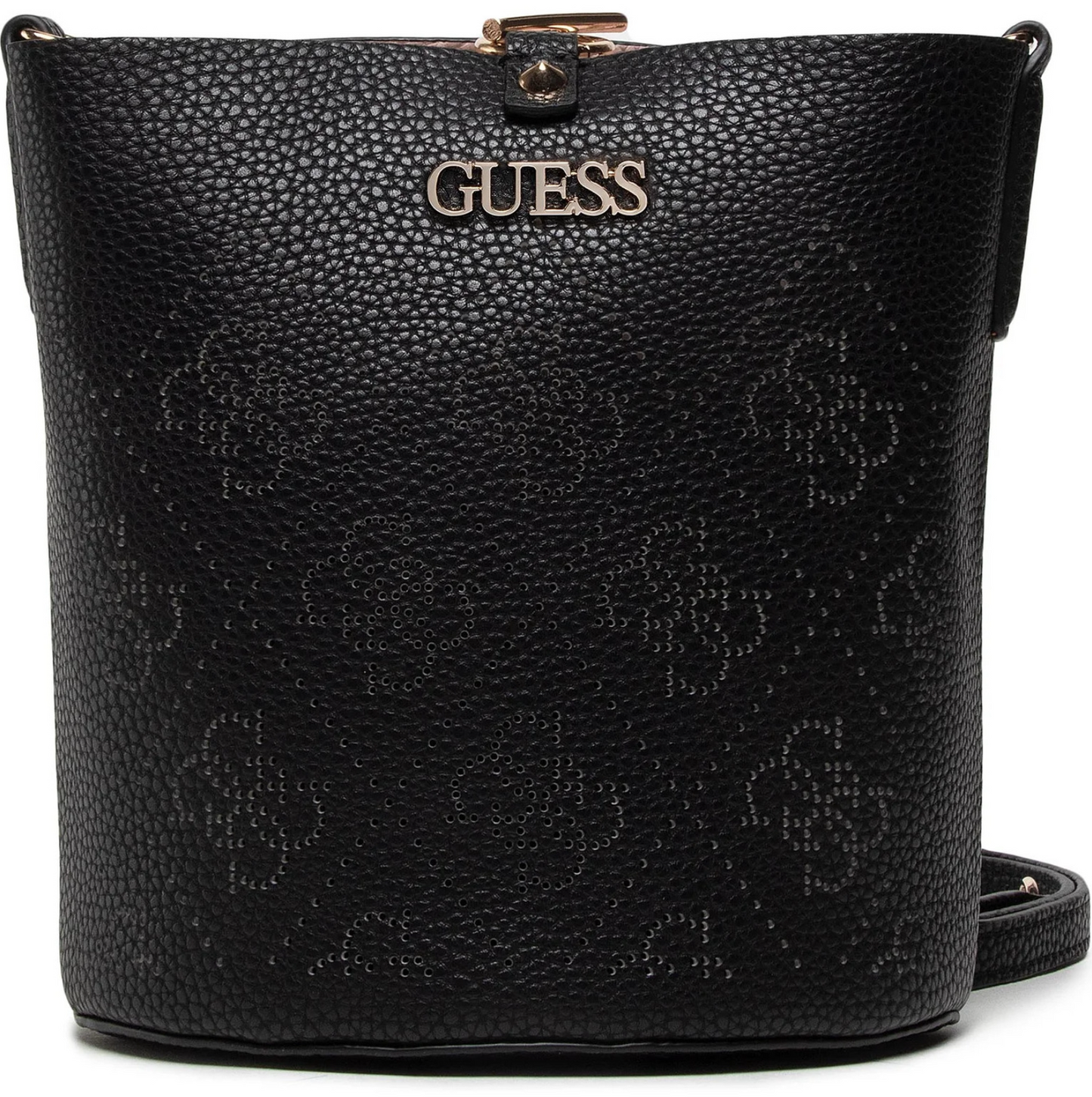 Guess, Amara, Polyester, Textilhandtasche, 4G-Logo, Schwarz, HWSG8493010, 22 x 20,5 x 14 cm
