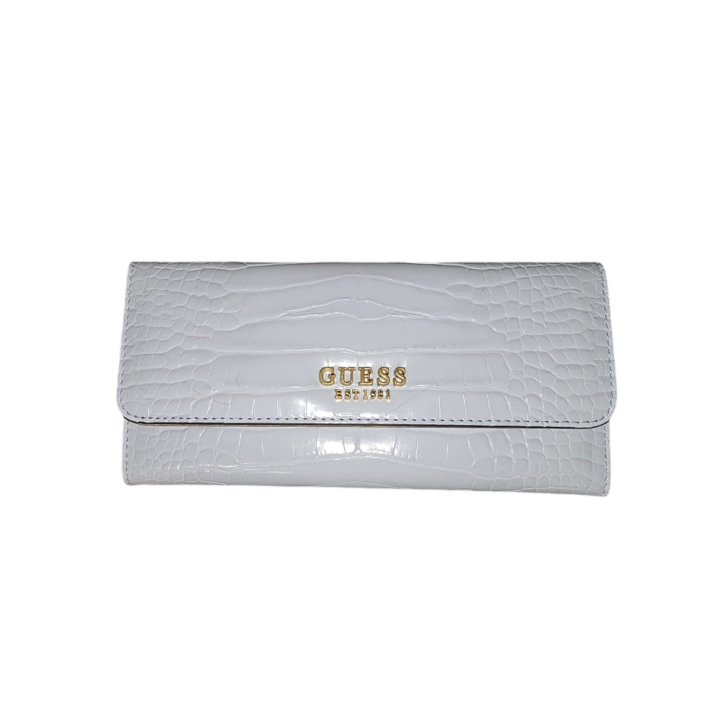 Guess, Laurel, Textilbrieftasche, SLG Großer Reißverschluss, SWCA8500500POD, Blasser Wolke, Für Frauen