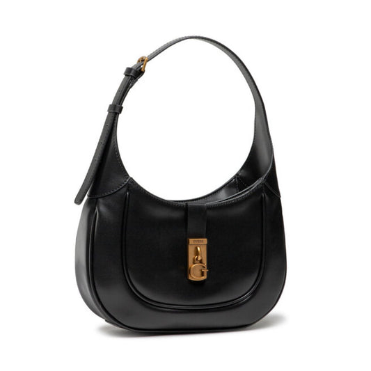Guess Guess, Maimie Hobo, Kunstleder, Textiltasche, Schwarz, HWVB84, Für Frauen, 29 x 17,5 x 7 cm Regular