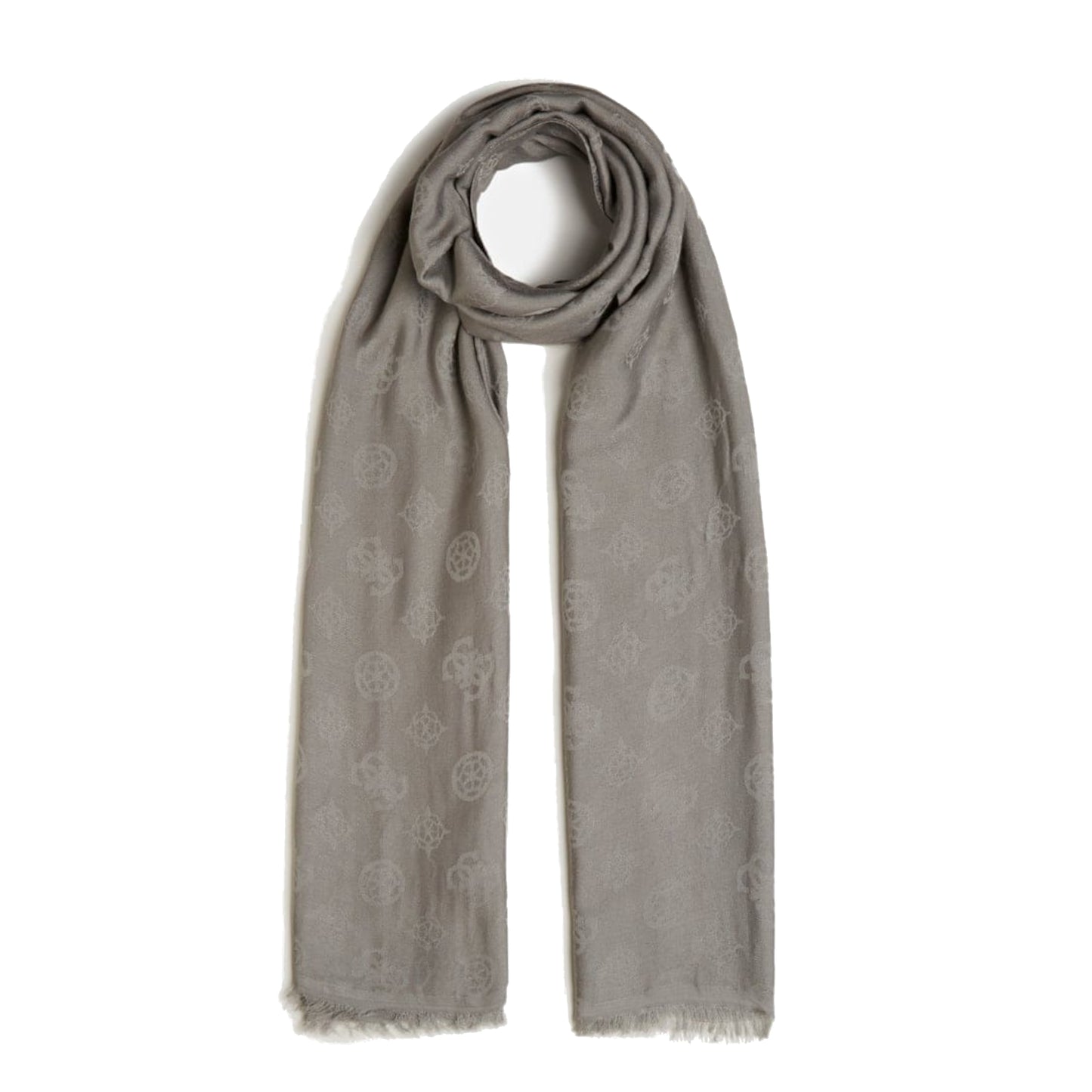 Guess Guess, Ninette Jacquard, Textilschal, Grau, 8 x 180, Für Frauen Regular