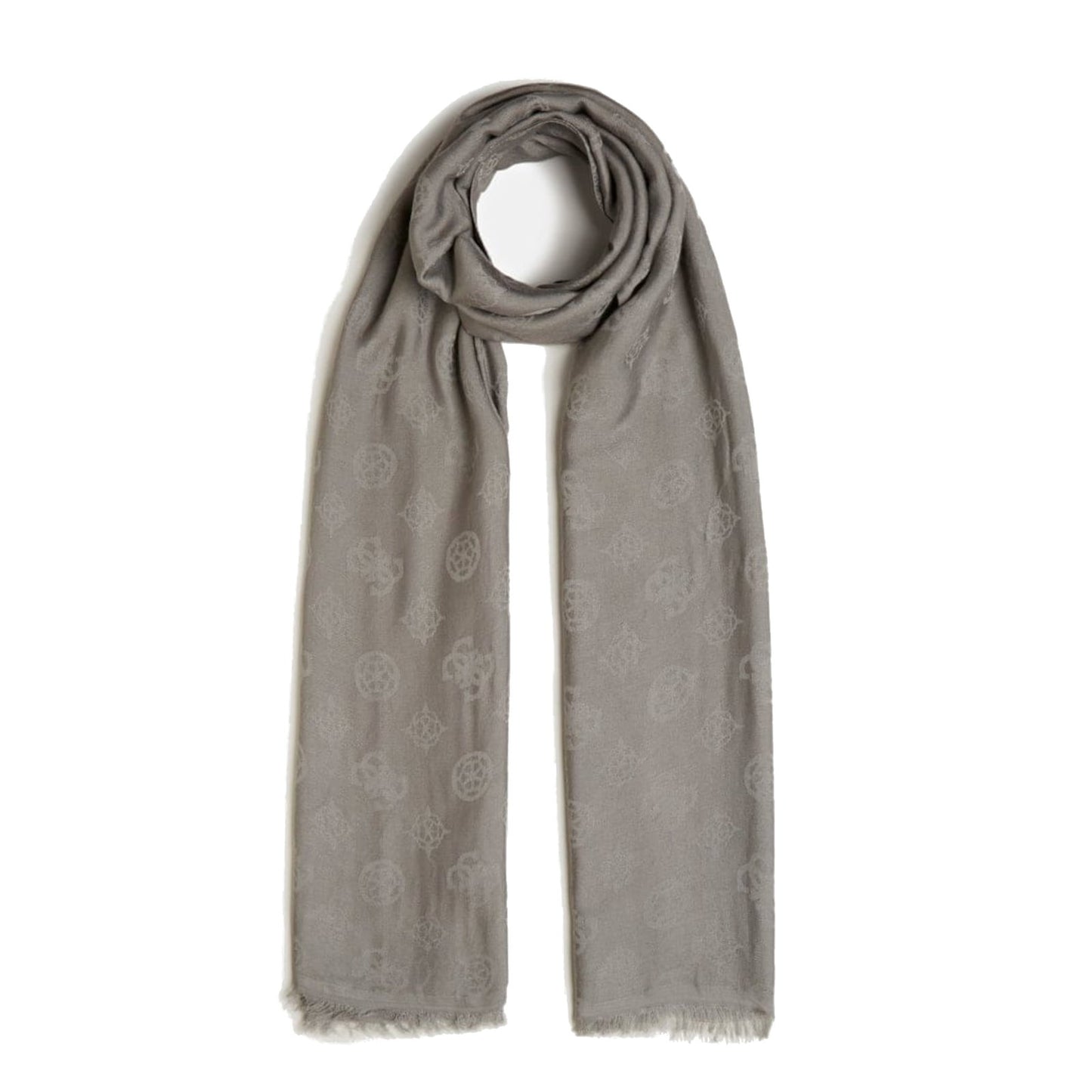 Guess Guess, Ninette Jacquard, Textilschal, Grau, 8 x 180, Für Frauen Regular