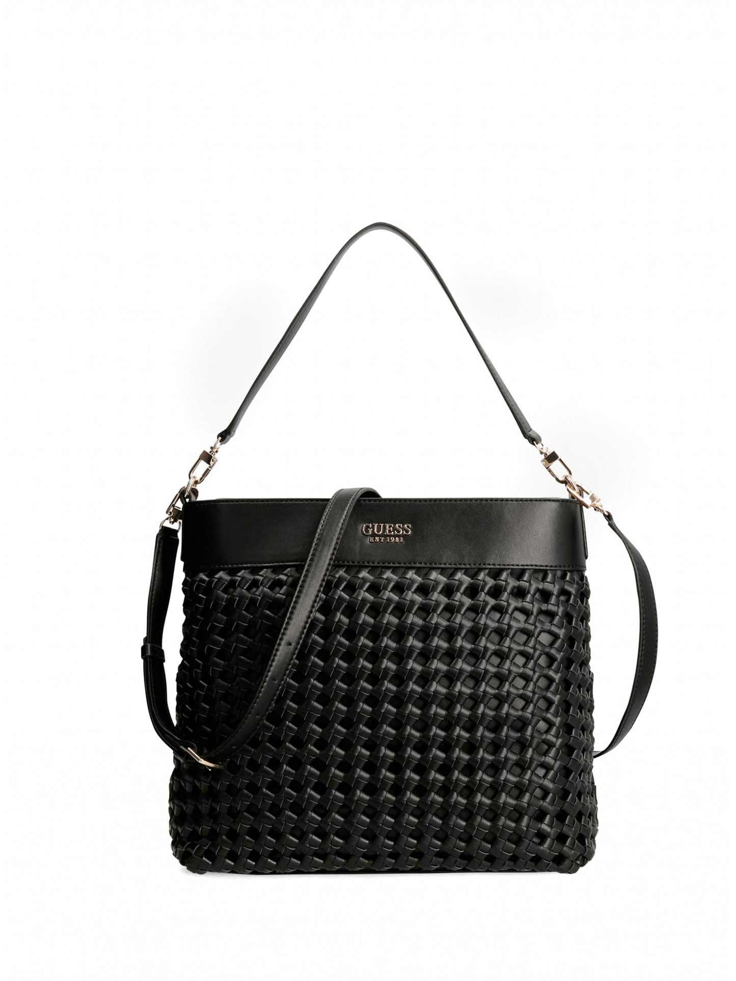 Guess Guess, Sicilia, Kunstfaser, Textiltasche, Schwarz, HWWG8490020BLA, Für Frauen, 29 x 9 x 24 Regular
