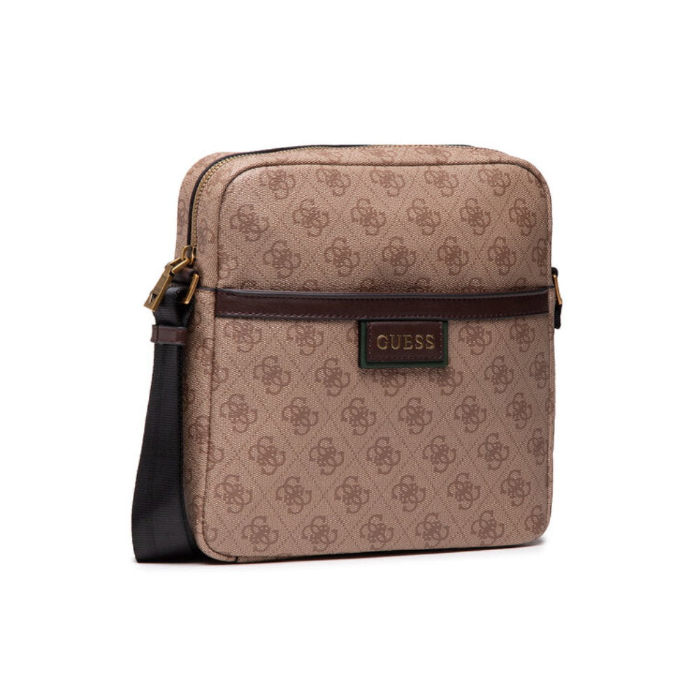Guess Guess, Vezzola, Dokumenteninhaber, Textil-Umhängetasche, Braun, Für Frauen Regular