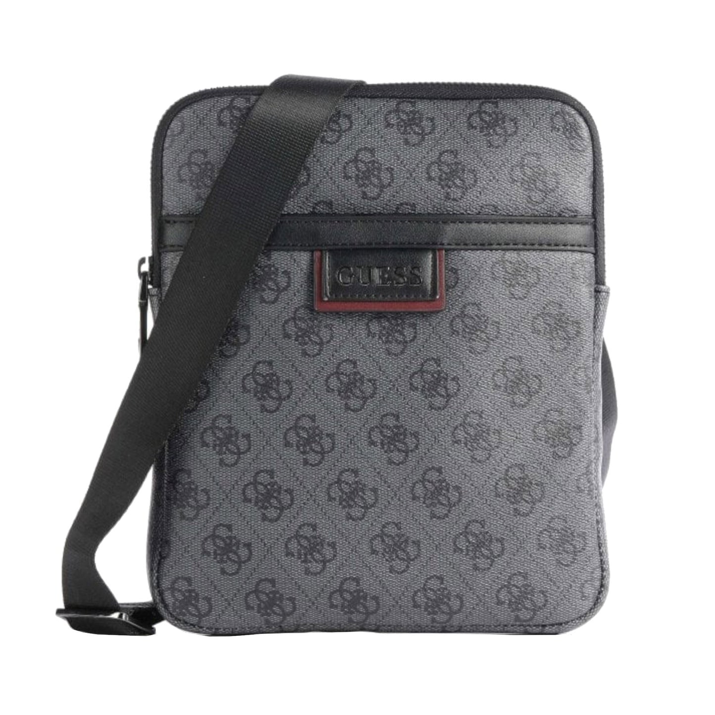 Guess, Vezzola, Textil-Umhängetasche, Schwarz, HMVEZLP1123, 19 x 24 x 2 cm, Für Frauen