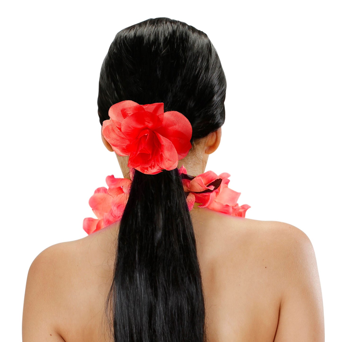 "HAARGUMMI MIT ROTER BLUME" – Ansicht 4