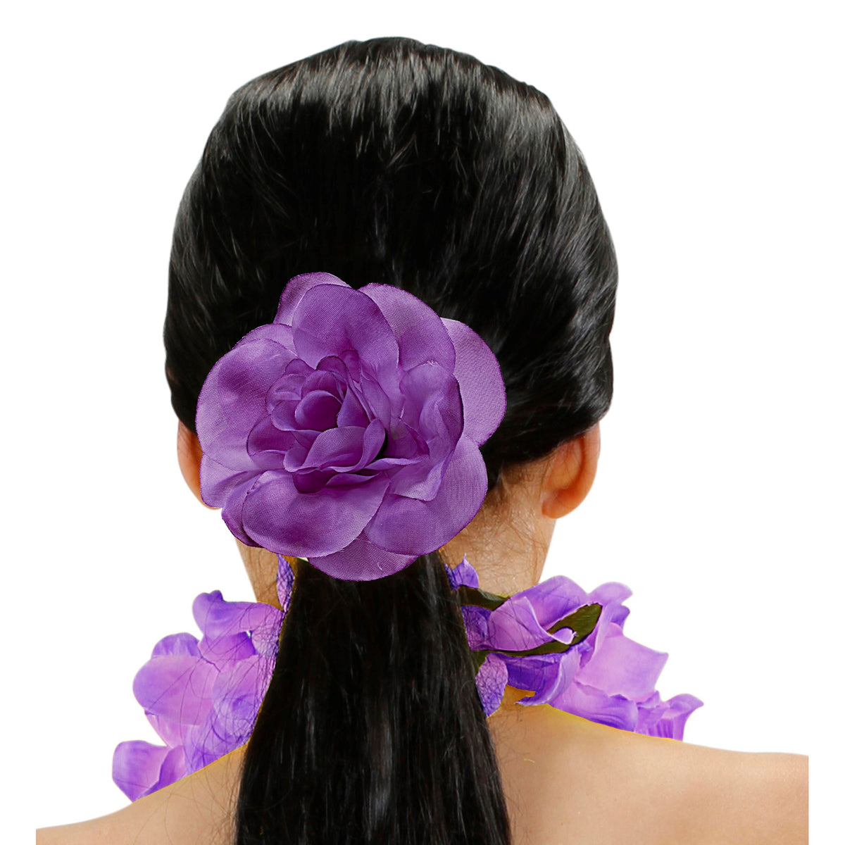 "HAARGUMMI MIT VIOLETTER BLUME" – Ansicht 4