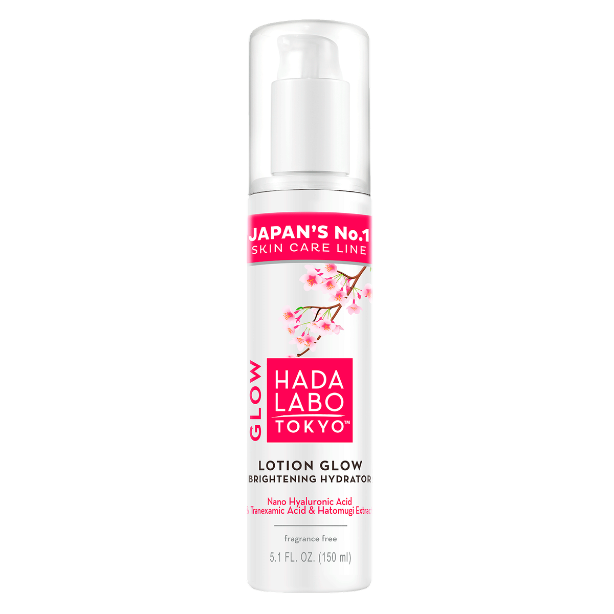 Hada Labo Tokyo Hada Labo Tokyo, Glow, Hyaluronsäure, Aufhellung, Tag, Lotion, Gesicht, 150 ml Regular