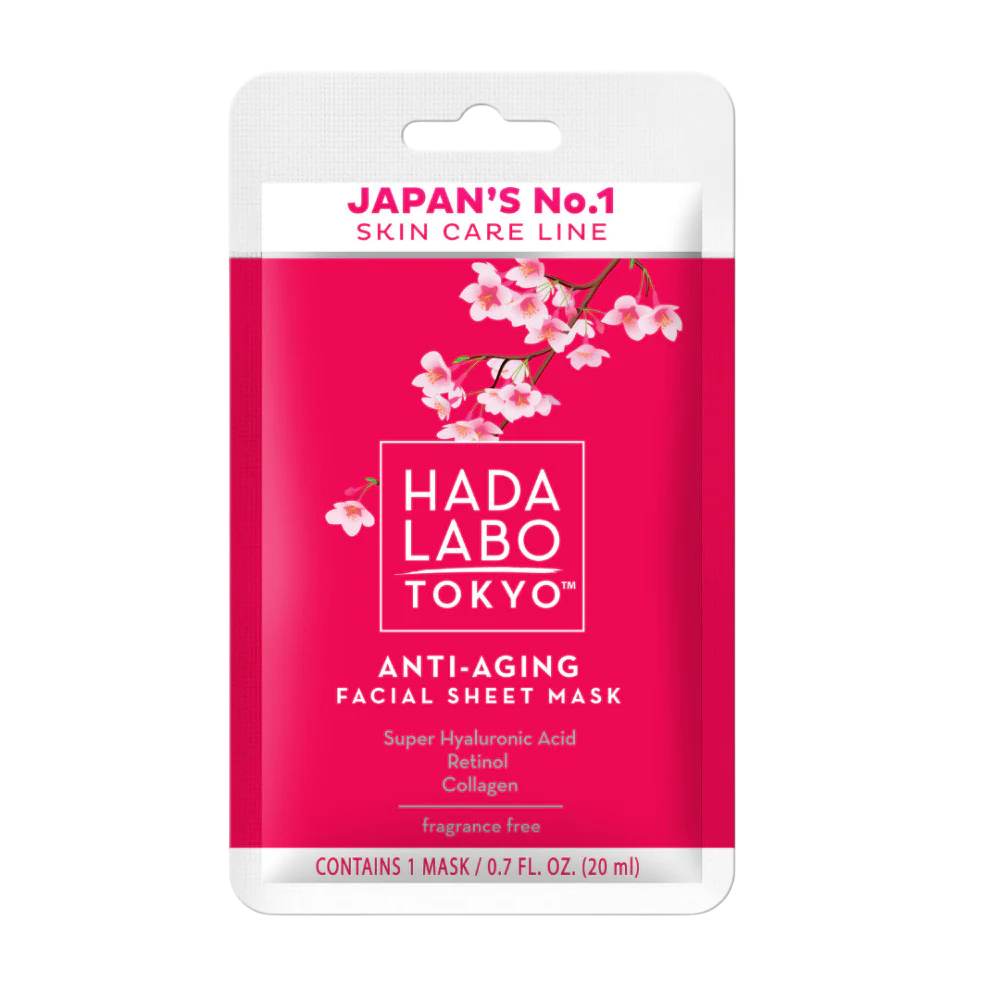 Hada Labo Tokyo Hada Labo Tokyo, Hada Labo, Hyaluronsäure & Kollagen, Anti-Aging, Gesichtsmaske, Gesicht, Tag, 20 ml Regular