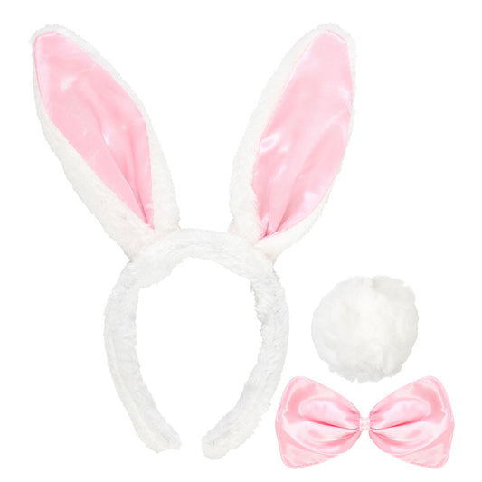 "HÄSCHEN" Dress- Up- Set (Ohren, Fliege, Schwanz) – Vorderansicht