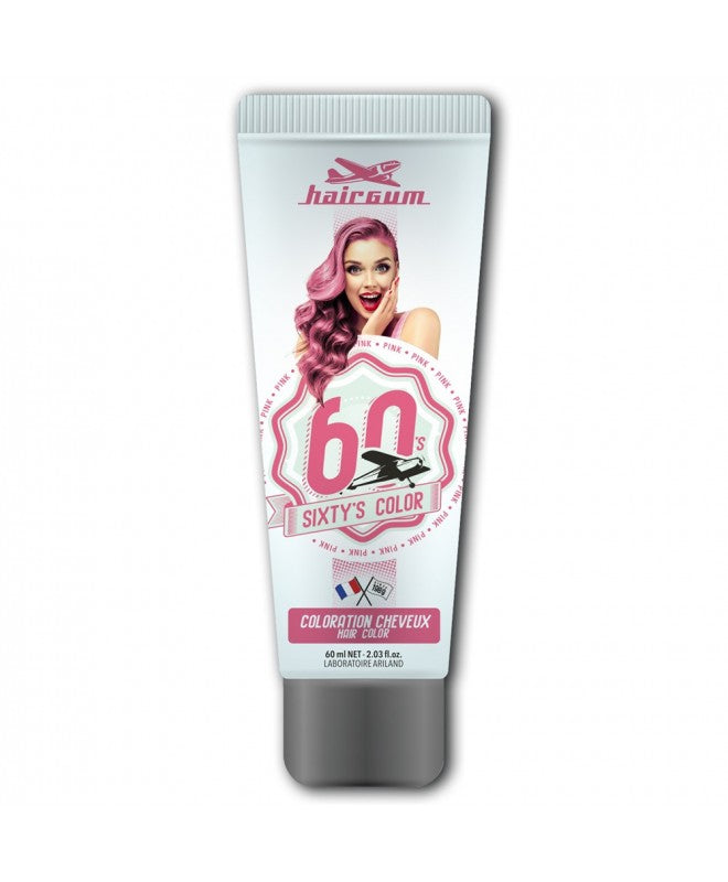 HAIRGUM HAIRGUM Sixty's Color Haarfarbe Pink Rosa intensive Farbnuance