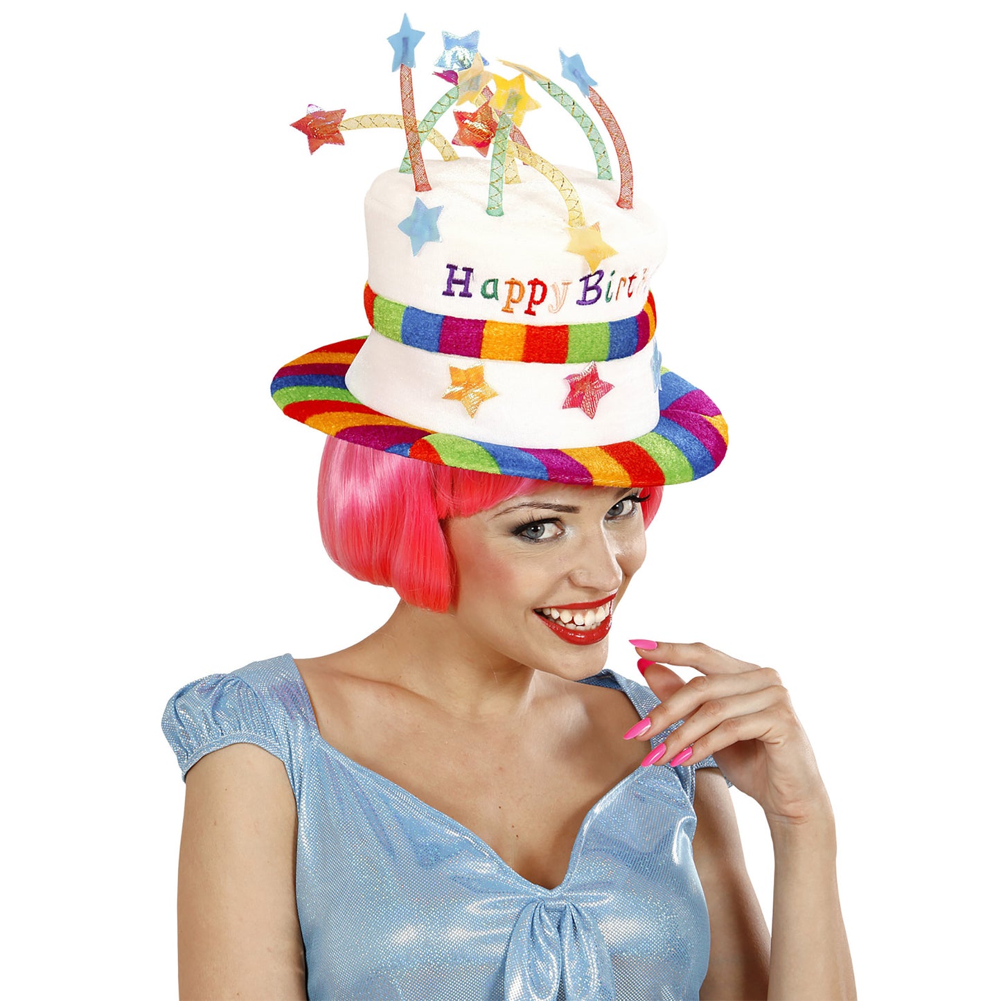"HAPPY BIRTHDAY HUT" aus Samt – Ansicht 5