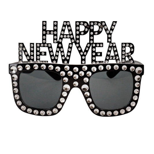 "HAPPY NEW YEAR BRILLE" – Vorderansicht