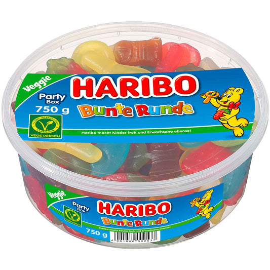 Haribo Bunte Runde vegetarisch 750g – Produktansicht
