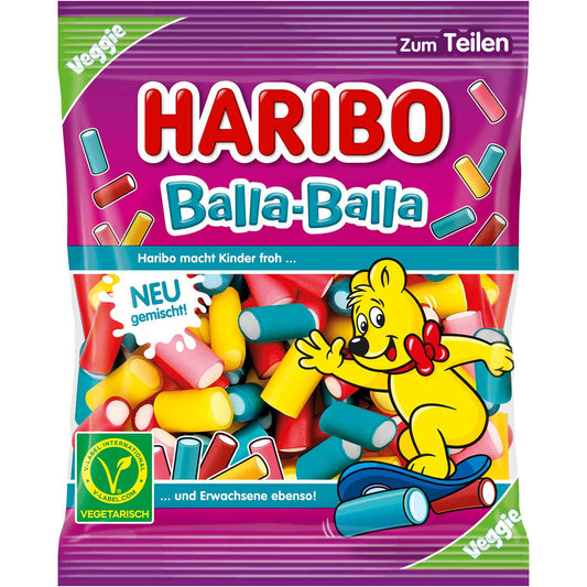 Haribo Balla-Balla vegetarisch 160g Fruchtgummi bunt