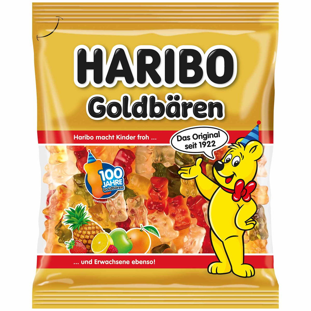 Haribo Goldbären Fruchtgummi 175 g Beutel
