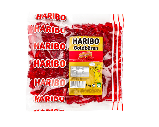 Haribo Goldbären Sortenrein Himbeer 1 Kg