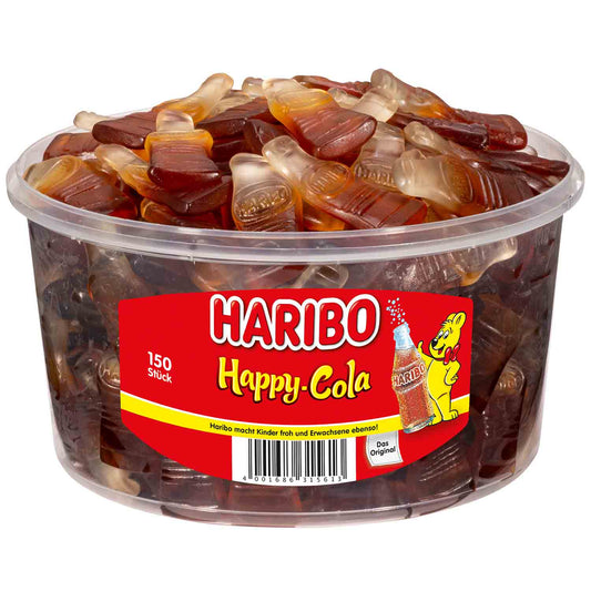 Haribo Happy-Cola Fruchtgummi Flaschen mit Cola Geschmack – Produktansicht