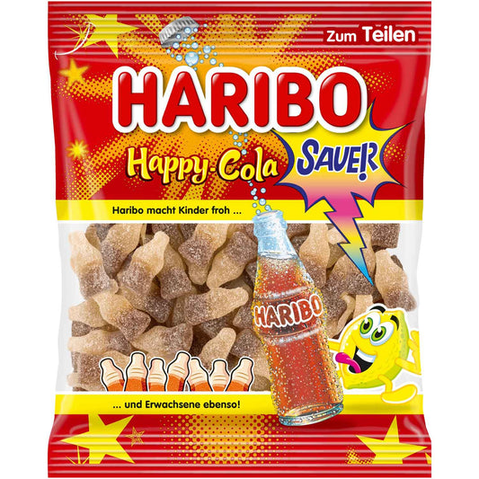 Haribo Happy-Cola sauer 175g Fruchtgummi Packung