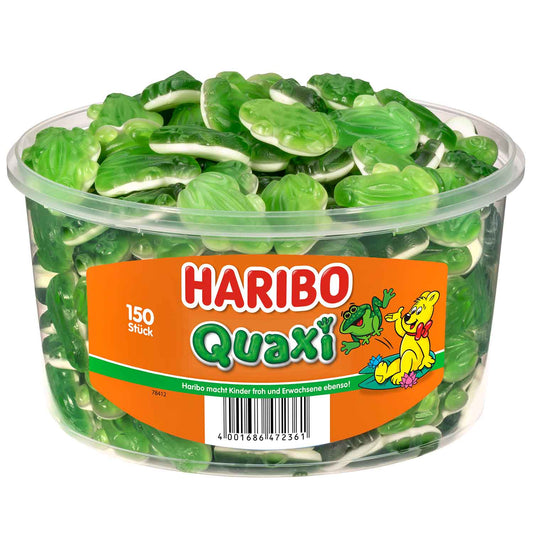 Haribo Quaxi Frösche 150er Fruchtgummi Produktbild – Produktansicht