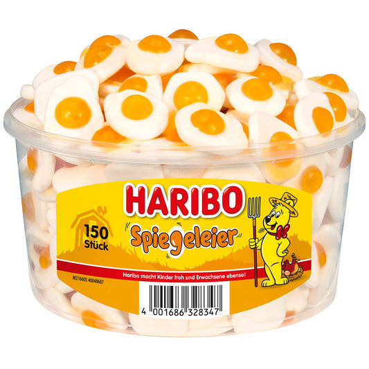 Haribo Spiegeleier 150er Fruchtgummi Beutel – Produktansicht