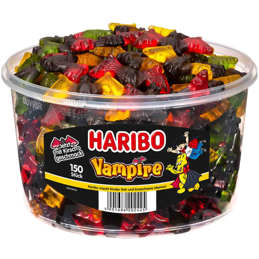 Haribo Vampire 150er Fruchtgummi mit Lakritz – Produktansicht
