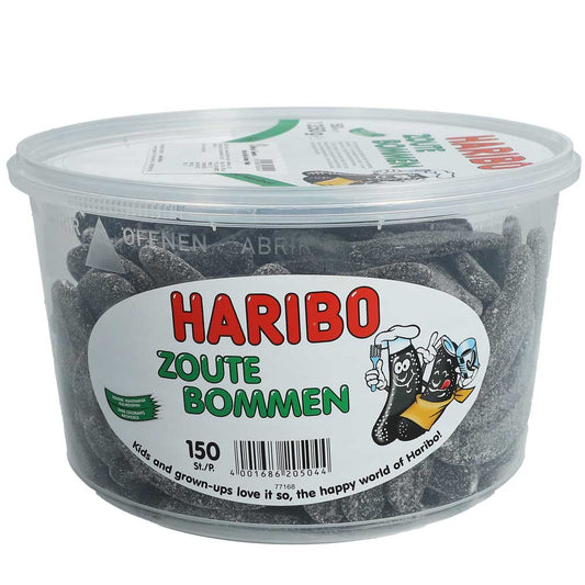 Haribo gezuckerte Salz Lakritz Gurken 150er – Produktansicht