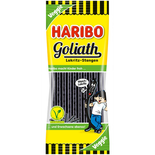 Haribo Goliath vegetarische Lakritz-Stangen 125g