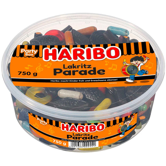 Haribo Lakritz Parade 750g Pack - verschiedene Lakritzsorten von Haribo