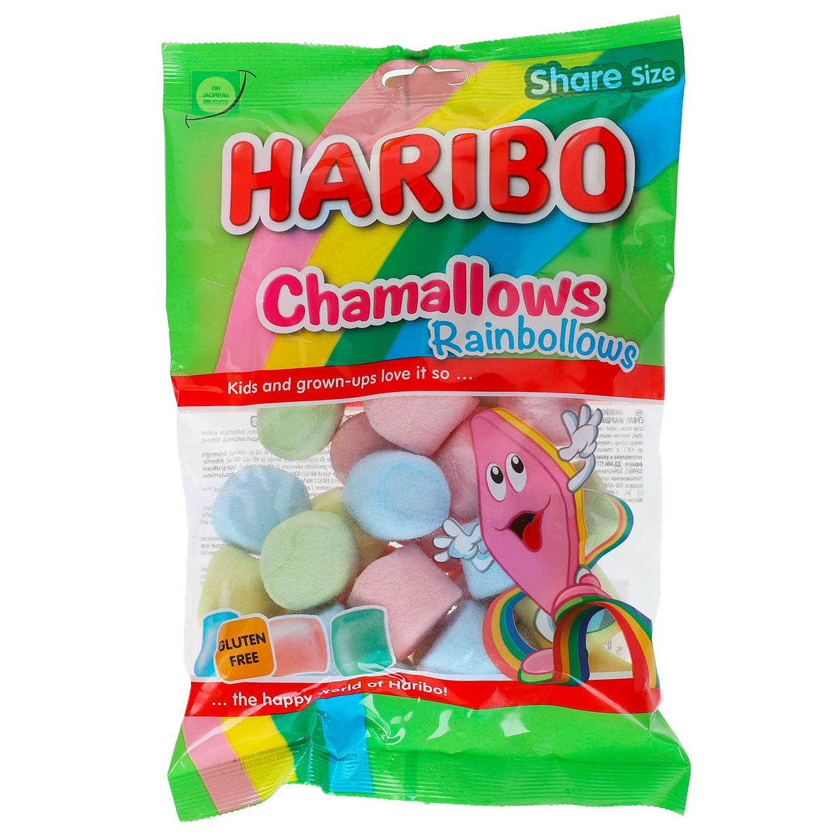 Haribo Chamallows Rainbollows Schaumzucker 175 g bunte Marshmallows
