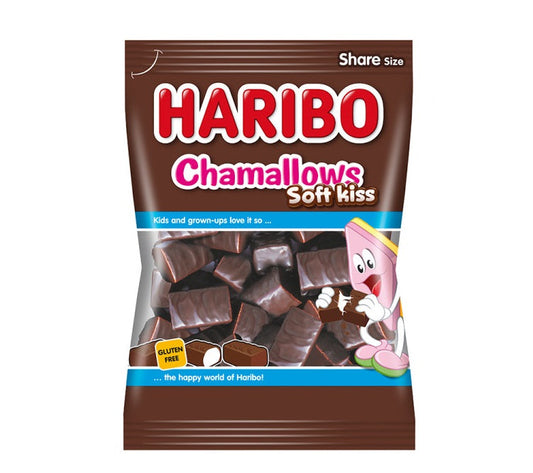 Haribo Chamallows Soft Kiss 175g Schaumzucker Vanille Schokolade – Produktansicht