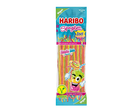 Haribo Spaghetti Slush Ice saures veganes Fruchtgummi 200g