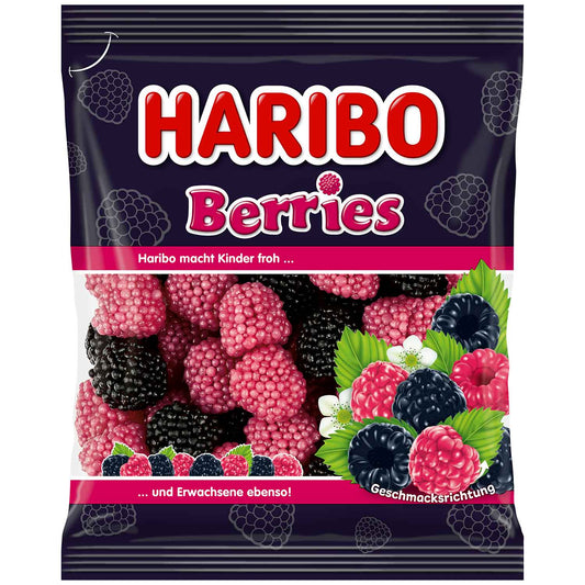 Haribo Berries 175g fruchtige Geleebonbons Himbeer Brombeer