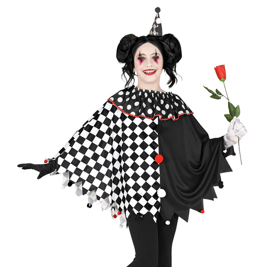 "HARLEKIN" (Poncho) – Vorderansicht