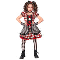 "HARLEKIN PUPPE" (Kleid, Haarreif mit Schleife, Halsband, Handschuhe) – Vorderansicht