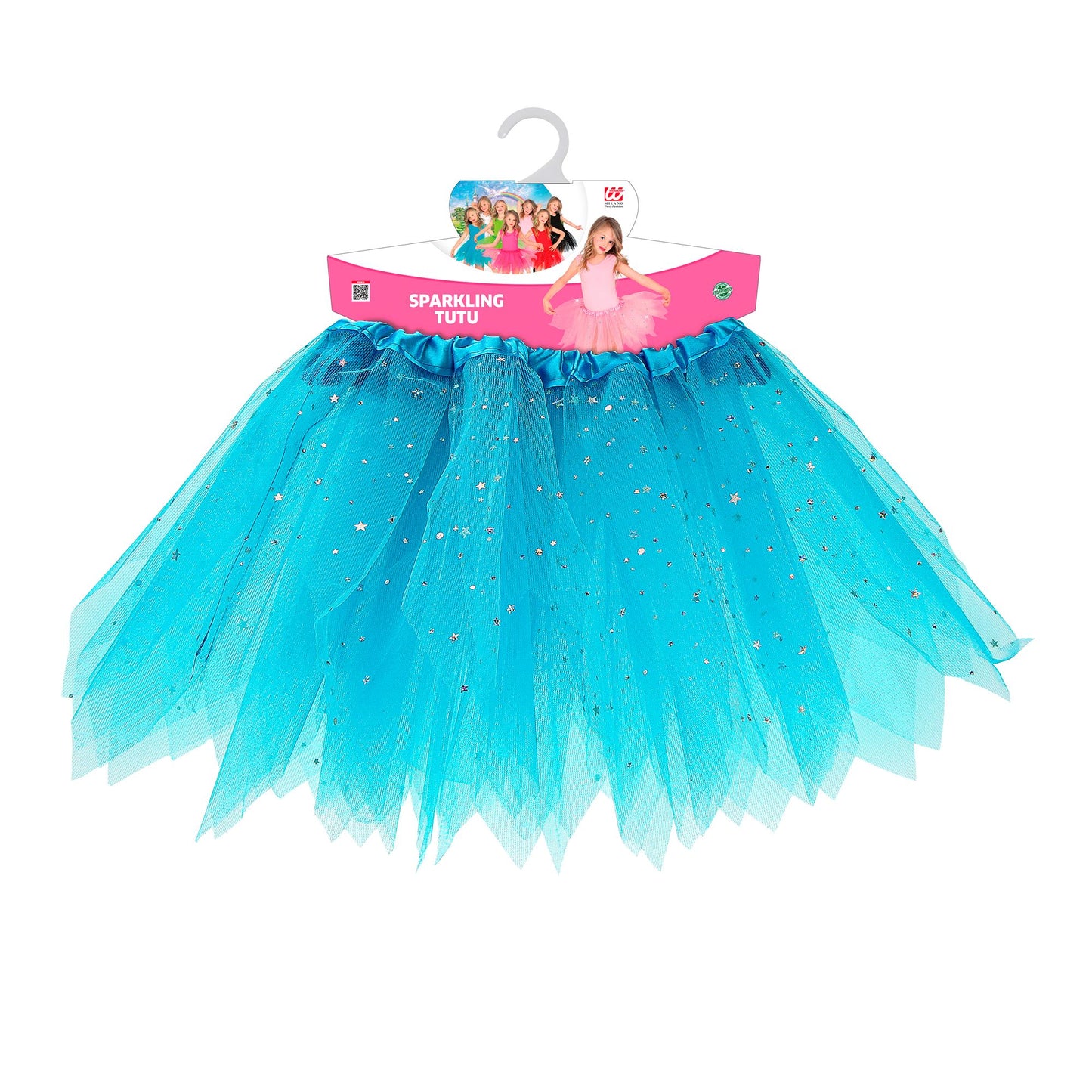 "HELLBLAUER GLITZERNDER TUTU" 30 cm – Ansicht 3