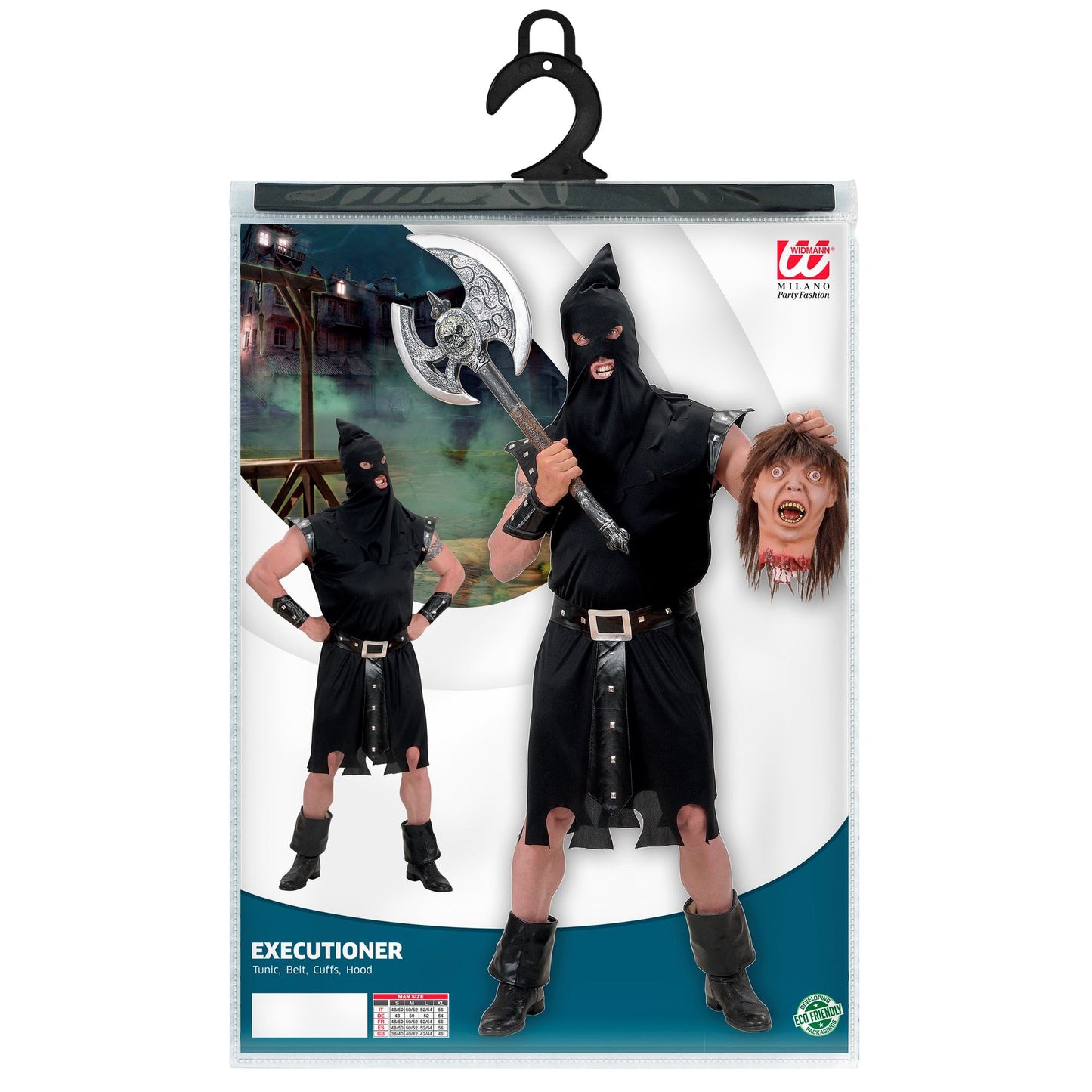 "HENKER" (Tunika, Gürtel, Armbänder, Kapuze) – Ansicht 4