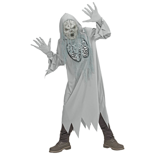 "HEULENDER GEIST" (Robe mit Kapuze, Handschuhe, Maske) – Vorderansicht