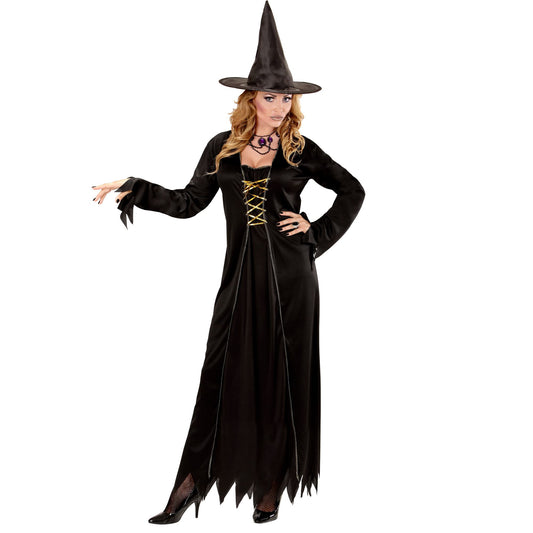 "HEXE" (Kleid, Hut) – Vorderansicht