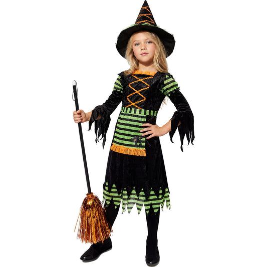 "HEXE" (Kleid, Hut) – Vorderansicht