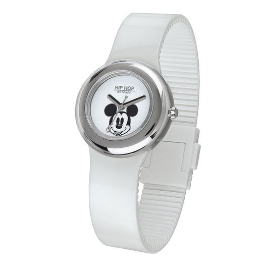 HIP HOP MICKEY METAL WHITE HWU0920 Only Time Armbanduhr 32 mm Weiss ansicht-2
