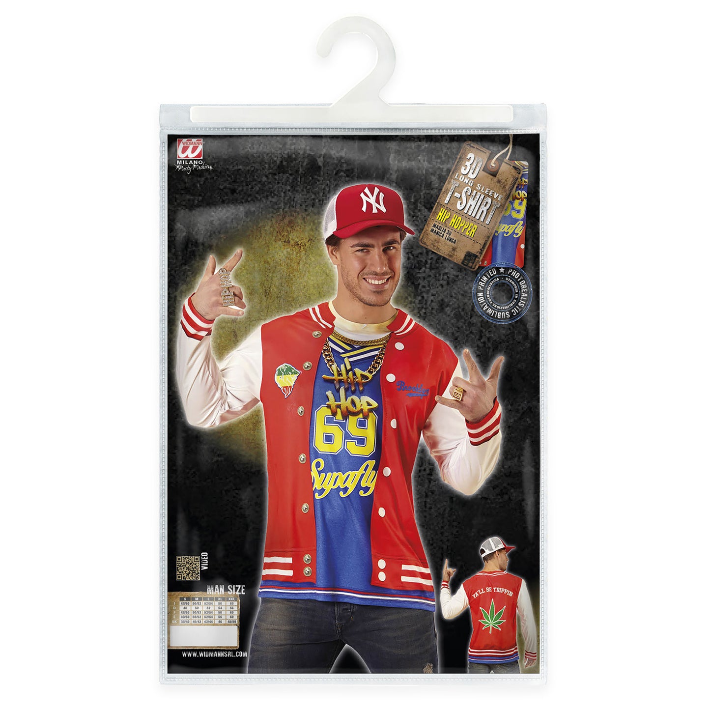 "HIP HOPPER" (in Fotosublimation bedrucktes Longsleeve) – Ansicht 5